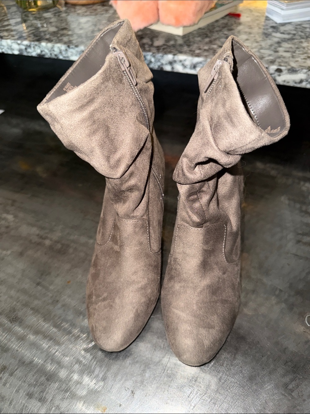 Women's Brown Suede Ankle Boots
